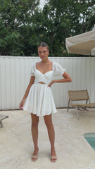 Magnolia Mini Dress - White