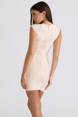 The Icon-Vanilla Stretch Bandage Mini Dress