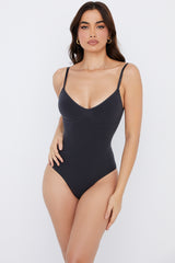Sculpting Full Brief Bodysuit Ink