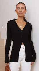 Darcy Knit Top - Black