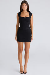 The Mini-Black Skirt With Built-In Shorts
