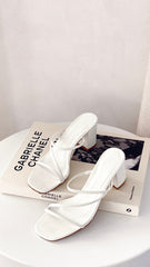 Yazmin Heel - White