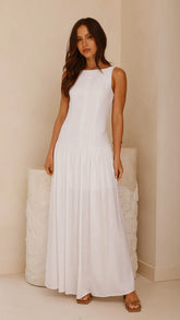 Kora Maxi Dress - White