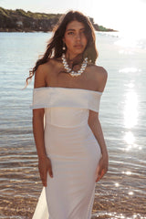 Southern Star Oversized Bow Maxi Dress Ivory