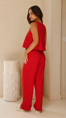 Charmain Top - Red