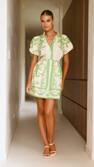 Lanie Shirt - Sage / Cream