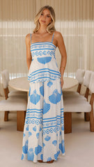 Avery Wide Leg Pants - Sea Shell