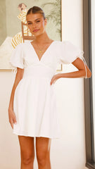 Verve Mini Dress - White