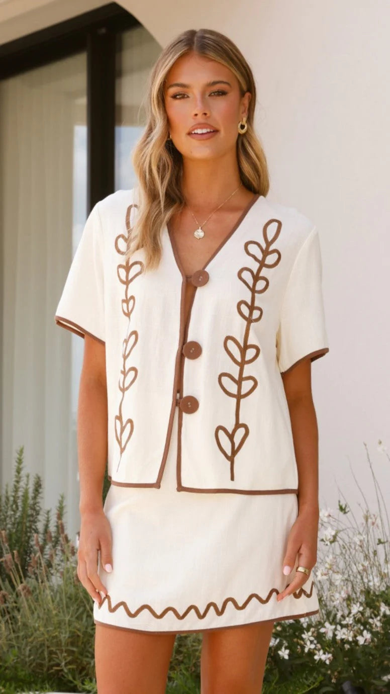 Easton Top - Cream