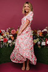Margo Maxi Dress | Pink Multi Floral