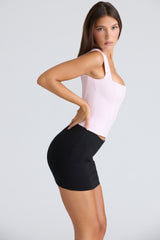 The Balconette-Pink Fitted Corset Top