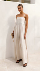 Pippy Maxi Dress - Natural