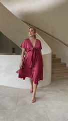 Sunny Daze Dress - Berry