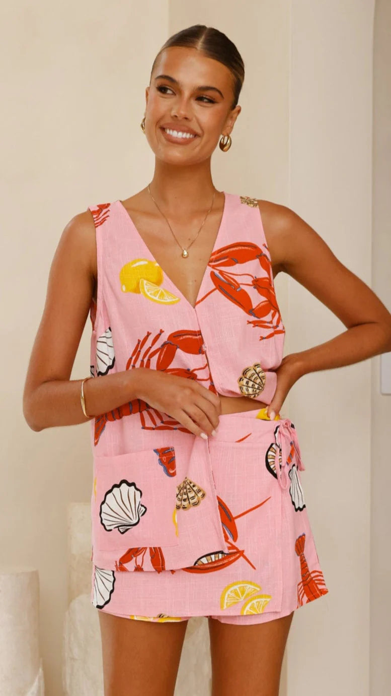 Dali Skort - Shell Lover Print