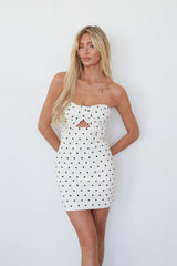 Kynlee Polka Dot Mini Dress